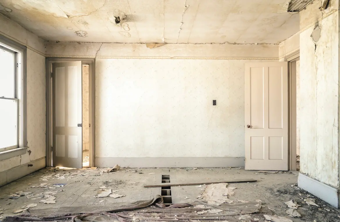 Waste disposal crew managing a cleanout project in Mount Holly